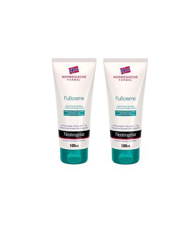 Neutrogena Norwegian Formula Foot cream foot care Moisture cream with allantoin glycerin and panthenol for 24h moisture (2 x 100 ml)