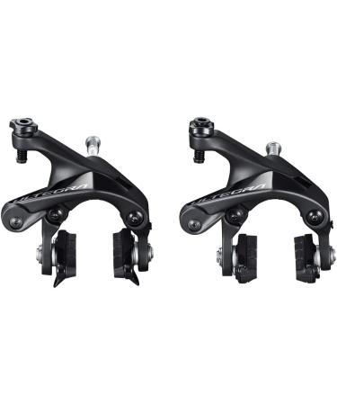 SHIMANO Ultegra BR-R8100 Road Caliper Brake Set - Front and Rear, Dual Pivot, Black