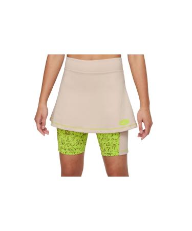 Nike Girls' Dri-FIT Icon Clash 2-in-1 Training Skirt (Sand Drift) Size Large
