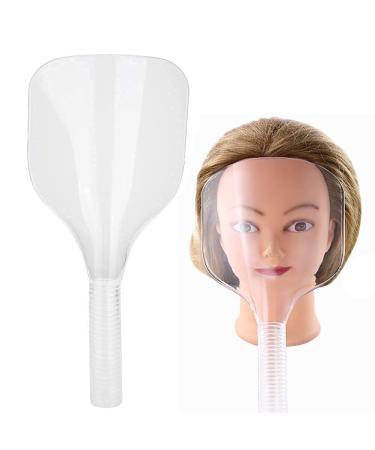 Hair Spray Shield Professional Plastic Hairspray Face Shield Hair Barber Salon Hairdressing Hairspray Mask Shield Face/Eyes Spray Shield Protect Styling Tools (Clear)