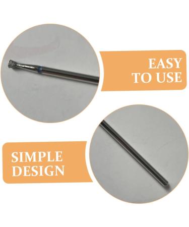 Healeved Nail Polish Tool Gel Tools Safety Bits for Nail Drill Nail Salon Supply Drill Bits for Manicure Cuticle Drill Bits for Nails Nail Bits for Nail Drill Nail File Bits Stainless Steel 4.45X2.50X2.50CM Silver - Buy Online on SooperMarket.com