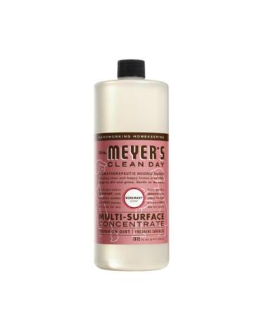 Mrs. Meyer's Multi Surface Concentrate Rosemary 32 Ounce (Pack of 5)