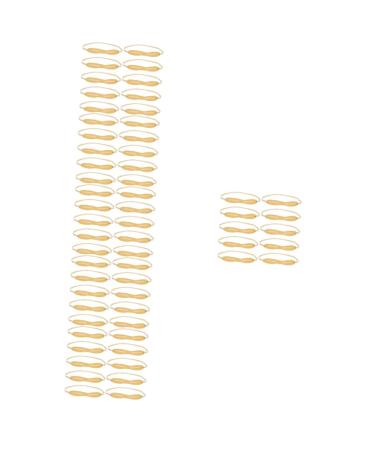 Angoily 60 Pcs Eyebrow Practice Skin Fake Skin Eyebrow Headband Practice Tool Eyebrow Pencil Artificial