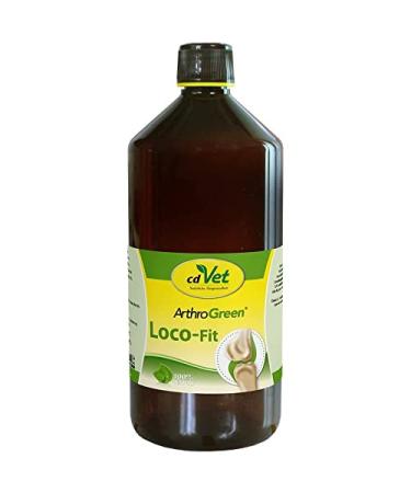 CDVet natural products arthrogreen running -fit 1L - nutritional supplement to support the joints for horse dog and cat with herbs 1 l (1 Pack) single