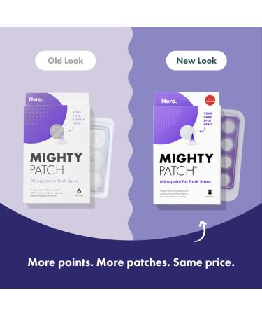 Hero Cosmetics Mighty Patch Micropoint for Dark Spots - Dermatologist Tested Post-Blemish Patch (8 Count) - Buy Online on SooperMarket.com