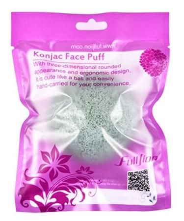 Natural Konjac Sponge (Face Puff) (Green)