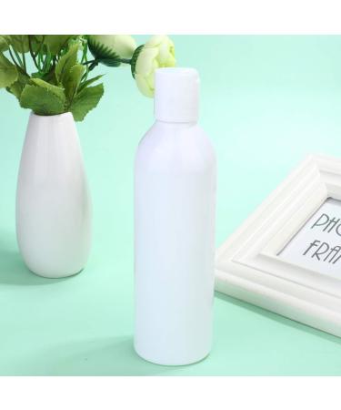 Minkissy 6pcs Portable Dispensing Empty Bottles Clear Water Bottle Refillable Shampoo and Conditioner Cosmetic Containers Shampoo Bottles Empty Shower Gel Bottle White Travel Lotion Filling - Buy Online on SooperMarket.com