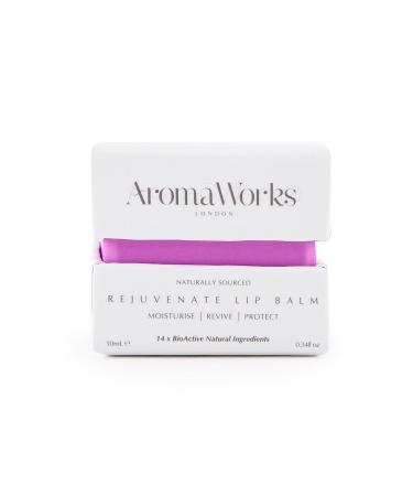 Rejuvenate Lip Balm - Highly Moisturising Treatment For Lips - Protects Against All Weather Conditions - Contains Jojoba Wax Shea Butter And Castor Oil - 0.34 Oz