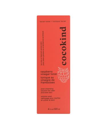 Cocokind, Facial Toner Raspberry Vinegar Organic, 4 Fl Oz, Red (SG_B07BJBGJ2V_US)