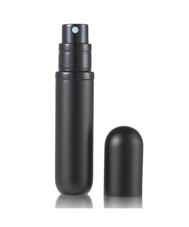 Brarios perfumed robber refillable empty travel perfume atomizer 5ml mini portable spray bottle pocket cater for on the go (y-black) 5ml black-02