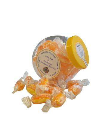 Personalized Customise with Your Own Message or Image 250g Cookie Jar of Individually Stockleys Wrapped Sherbet Pineapple Sweets