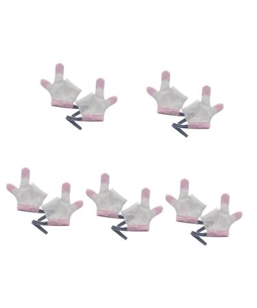 Kisangel 5 Pairs Mitts Thumb Mesh Prevent Guard Kids Anti-Scratch Breathable Finger Mittens Anti- Anti-Sucking Scratch Sucking L Stop No Eating Gloves Infant Scratches Baby As Shown2x5pcs 12.5X7CMx5pcs