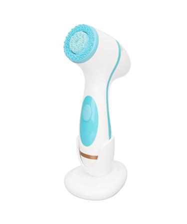 Facial Cleansing Brush Soft Silicone Brush Head Electric Face Scrubber with 3 Cleanser Heads 360 Degree Rotation Waterproof Face Brush Set for Deep Cleaning for Women & Men