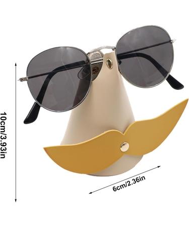 Nasal Glasses Holders - Unique & Funny Storage Organizer for Glasses Enthusiasts | Amusing Beard Colors - Perfect Gift! - Buy Online on SooperMarket.com
