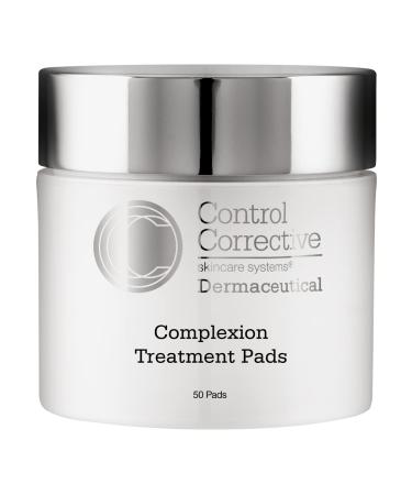 CONTROL CORRECTIVE Complexion Treatment Pads - Exfoliate Pores  Eliminate Impurities  Pre-Moistened Woven Pads Smooth & Tone Complexion  Clears Breakouts  Smooths Skin  Peel Discoloration  Brightens