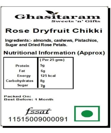 Ghasitaram Gifts Lohri Gifts Assorted dryfruit Chikki Box 800 GMS - Buy Online on SooperMarket.com