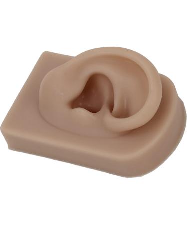Flexible Brown Right Ear Model for Earrings Display and Acupuncture Training - Buy Online on SooperMarket.com