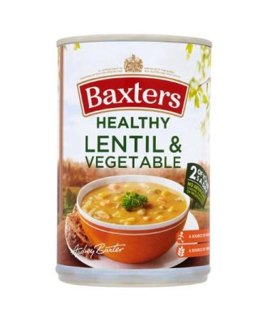 Baxters Healthy Lentil & Vegetable Soup 4x400g