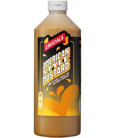 Mustard Bundle With Crucial American Style Mustard Squeezy Sauce 1ltr (2 Pack) - Buy Online on SooperMarket.com