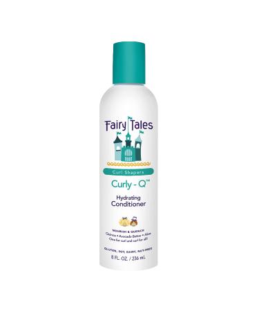 Fairy Tales Curly Q Kids Conditioner for Curly Hair - Moisturizing Kids Hair Conditioner for all Types of Curls Including Multi Cultural Hair - Paraben Free  Sulfate Free  Gluten and Nut Free - 8 oz