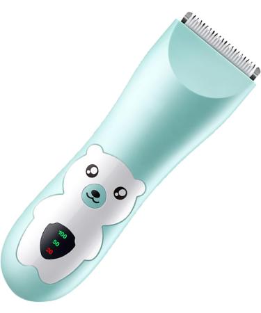 Ultra Quiet Baby Hair Clipper - Cordless Waterproof Rechargeable Trimming with Cartoon Design & 2 Guide Combs - Buy Online on SooperMarket.com