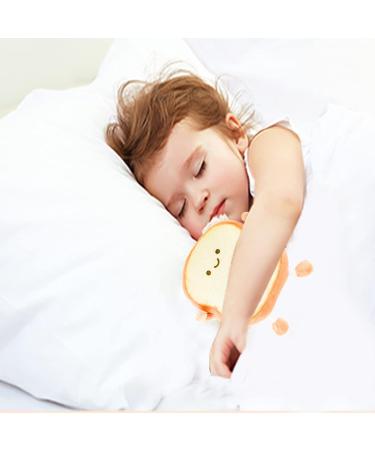Auptiz Toast Bread Pillow Soft Plush Toy - 3D Funny Bread Shape Cartoon Doll Sofa Pillow (19 x 18 x 3cm) - Buy Online on SooperMarket.com
