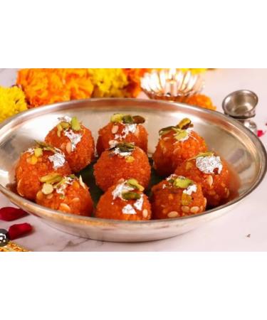 Rakhi Diwali Special (Motichoor Laddu 250g) Gift Hamper for Brother Sister Delicious Indian Traditional Sweets Best Gift For All Occasions Tasty Treat For Family & Friends Sold By Kidzbuzz - Buy Online on SooperMarket.com