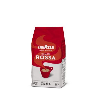 Lavazza Coffee Beans | Lavazza Rossa | Try These Fresh Coffee Beans for a Flavor Burst | Coffee Beans Lavazza | 17.63 Ounce Total Weight Rossa 500 g (Pack of 1)