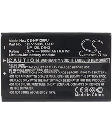 3.7V High-Performance Replacement Battery for VIVIKAI HD-C3 HDV-8800 HDC-8800 & HD-D10II - 1800mAh | International Shipping Available - Buy Online on SooperMarket.com
