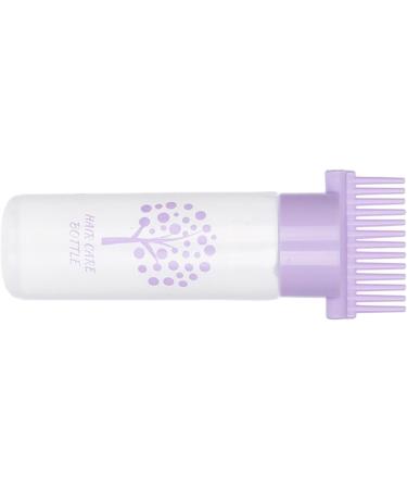 Harilla Hair Dye Bottle Brush Roots Comb Bottle Hair Coloring Dyeing Bottle Empty Bottle for Home DIY Violet - Buy Online on SooperMarket.com