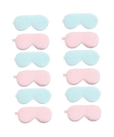 Gatuida 12 Pcs Baby Eye Mask Sleeping Blindfold for Girls Night Eye Shade Eye for Sleeping Eye Patch for Kids Night Eye Shield Satin Sleep Eye Cover Silk to Sleep Goggles Child