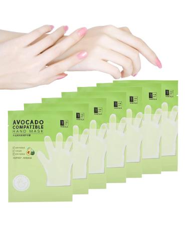 7pcs Moisturizing Hand Mask Skin-Friendly Moisturizing Nourishing Hand Mask Anti-Dry Hand Care for Rough and Damaged Hands