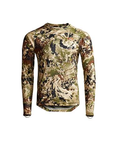 SITKA Gear Men's Core Lightweight Crew Long Sleeve Hunting Shirt Medium Optifade Subalpine