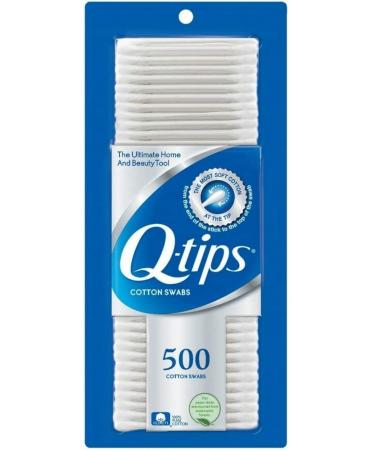 Q-tips Cotton Swabs, 500 ct (pack of 4)