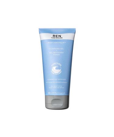 REN Clean Skincare - Rosa Centifolia Cleansing Gel - Soothing Facial Cleansing Gel for All Skin Types Including Sensitive - Vegan and Cruelty Free - Clean Skin Care Products 5.1 Fl Oz
