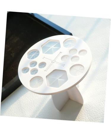 Angoily Brush Drying Holder | Makeup Organizer & Storage Rack | White Cosmetic Brush Dryer for Optimal Drying - Buy Online on SooperMarket.com