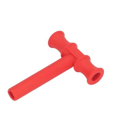Sensory Chewing Oral Motor Skills Tool | T-Shaped Chewing Tube for Speech Training | Chewing Tubes for Kids & Adults - 8x6 cm Red - Buy Online on SooperMarket.com