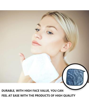 Dajidafu 10 Pieces Face Cleaning Cloth Reusable Washable Replacement Solid Color Hanging Girls Makeup Cosmetic Remover Pad Grey - Buy Online on SooperMarket.com