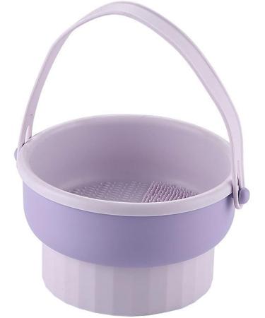 Folpus Cleaning Tool for Brush Cosmetic Brushes Cleaner with Holders Washing Makeup Brush Cleaning Violet - Buy Online on SooperMarket.com