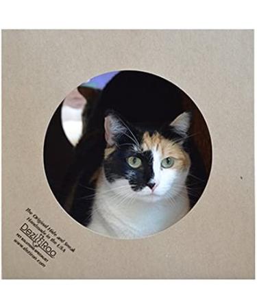Dezi & Roo Hide and Sneak Collapsible Paper Tunnel: Interactive Cat Toy for Enrichment - Buy Online on SooperMarket.com