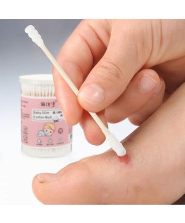 Beavorty Cotton Swabs - 2 Boxes Multi-Purpose Double-Headed Cotton Sticks for Baby Ear Cleaning & Safe Hygiene | International Shipping Available - Buy Online on SooperMarket.com