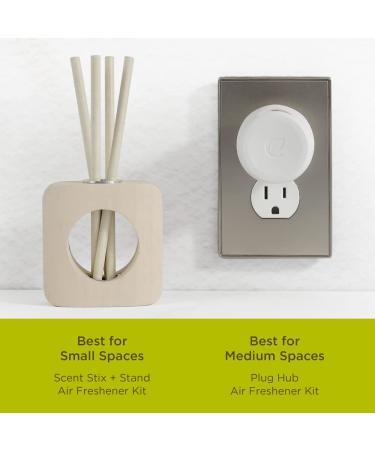 Enviroscent Non-Toxic Plug-in Air Freshener Kit (Lavender Tea + Honey) | Essential Oil Infused | 2-Piece Set - Buy Online on SooperMarket.com