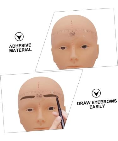 Housoutil 1 Roll Disposable Ruler Stickers Reusable Eyebrow Ruler Disposable Eyebrow Ruler Make up Tool - Buy Online on SooperMarket.com