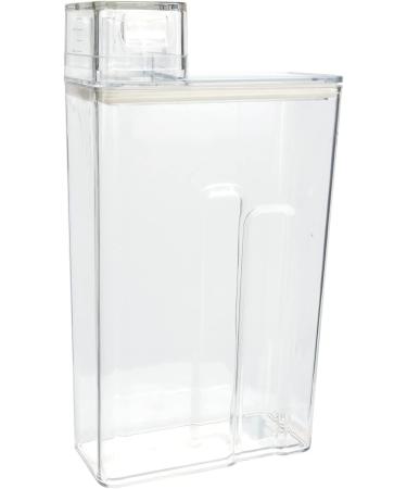 Cabilock 3pcs laundry storage box Travel Holder laundry storage canister laundry bottle dispenser lotion bottle glass containers Sub Bottle Organizer the pet food 23.5X12.5CMx3pcs Transparentx3pcs - Buy Online on SooperMarket.com