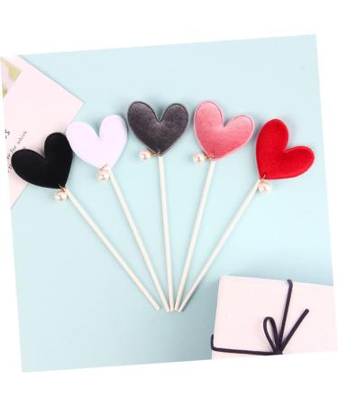 Warmhm 10pcs Valentines Day Food Picks Engagement Cake Toppers Valentine Day Food Picks Christmas Cupcake Topper Proposal Cake Toppers Valentine Day Party Supplies Heart Love Fruit Baby - Buy Online on SooperMarket.com
