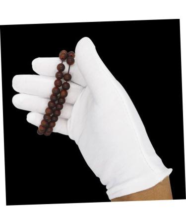 ABOOFAN 80 Pairs White Cotton Gloves Tool Gloves Black Cotton Gloves Breathable Work Glove Liners Cotton Inspection Gloves Labor Gloves Sleep Gloves S Elastic Cotton Gloves Lining Soft Man - Buy Online on SooperMarket.com