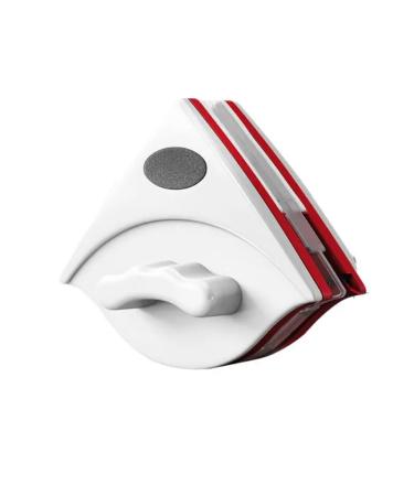 Window Cleaner Double-Sided Window Cleaning Tool with Strong Magnets for High-Rise Homes Offices Schools Apartments Dorms Hotels For doublelayer glas red