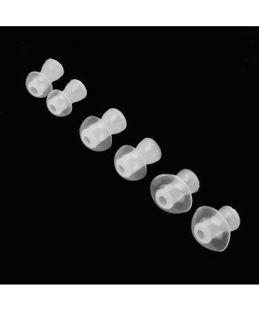 6 Pack Silicone Hearing Aid Ear Plugs - Universal Size Replacement Buds (L/M/S) for Comfort & Enhanced Hearing - Buy Online on SooperMarket.com
