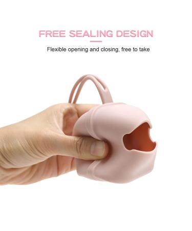 BPA Free Silicon Schnuller Cover - Travel Pacifier Case for Boys & Girls | Pink Silicone Pacifier Accessories - Buy Online on SooperMarket.com
