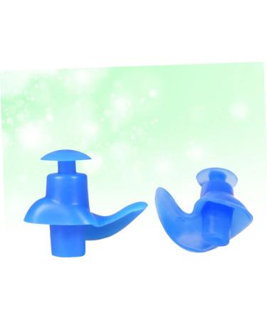Unomor 5 Pairs Swimming & Diving Silicone Earplugs Set - Blue Pool Accessories with Nose Clip, Mute Sleeping Earbuds - Buy Online on SooperMarket.com